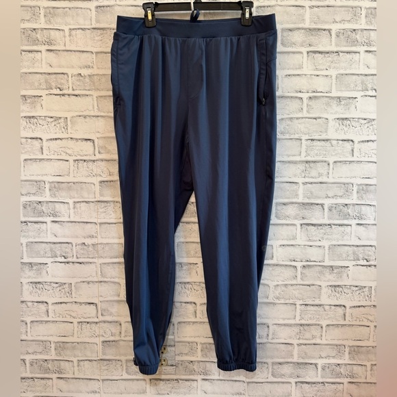 Men’s Mondetta Outdoor Project navy blue soft pull on lightweight joggers Large - Picture 1 of 4